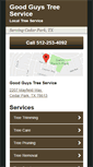 Mobile Screenshot of cedarparktreeservice.net